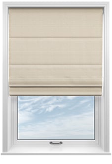 Donegal, Blush Cream - Motorised Roman Blind